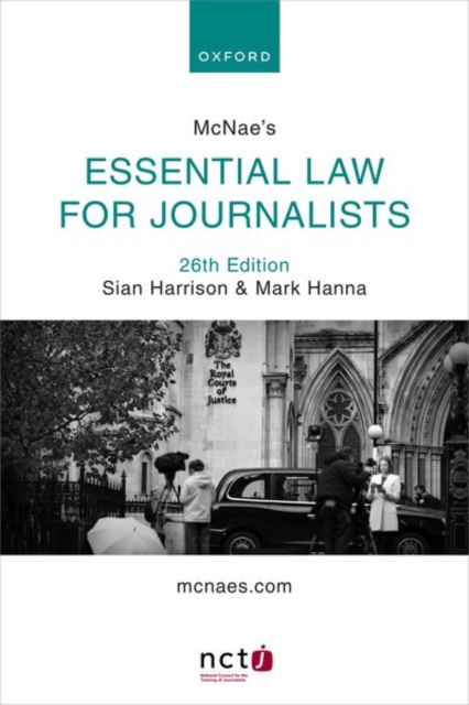 McNae's Essential Law for Journalists - Sian (law Editor Harrison