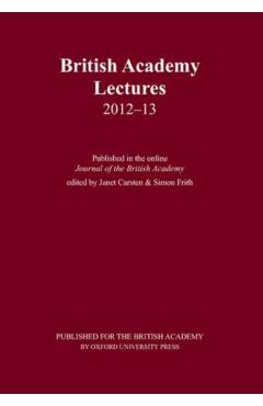 Coperta cărții 'British Academy Lectures 2012-13 -'