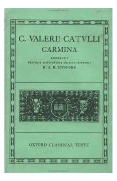 Coperta cărții 'Catullus Carmina -'