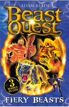 Coperta cărții 'Beast Quest bind-up: Fiery Beasts - Adam Blade'