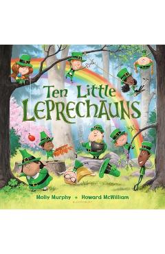 Coperta cărții 'Ten Little Leprechauns - Molly Murphy'