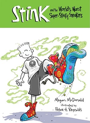 Coperta cărții 'Stink and the World's Worst Super-Stinky Sneakers - Megan Mcdonald'