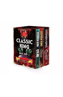 Coperta cărții 'Classic King Boxed Set 1: Christine, Cujo, Pet Sematary - Stephen King'