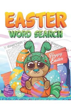 Coperta cărții 'Easter Word Search: Spring Word Search, Easter Large Print Word Searches For Kids and Adults - Fosco Sicario Easter'