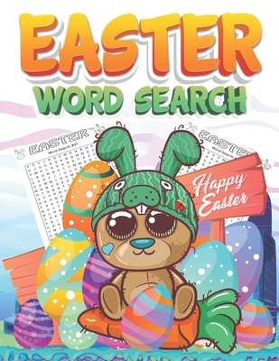 Easter Word Search: Spring Word Search, Easter Large Print Word Searches For Kids and Adults - Fosco Sicario Easter Coloring Books