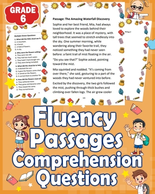 Fluency Passages Grade 6 Comprehension Questions: 6th Grade Reading Fluency Passages with Comprehension Questions Improve Reading Skills for Grade 6 S - Marcelina Laurence