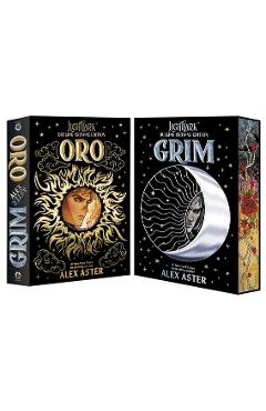 Poza produsului Grim and Oro: Dueling Crowns Edition (a Lightlark Saga Deluxe Companion Book) - Alex Aster
