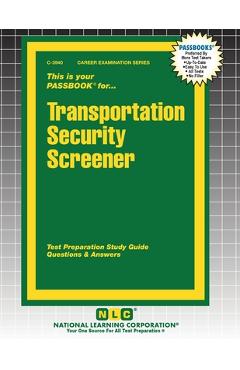 Coperta cărții 'Transportation Security Screener -'