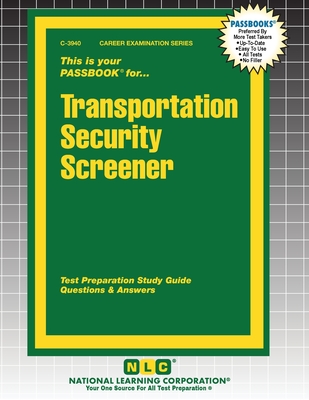 Coperta cărții 'Transportation Security Screener -'
