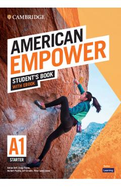 Coperta cărții 'American Empower Starter/A1 Student's Book with eBook [With eBook] - Adrian Doff'