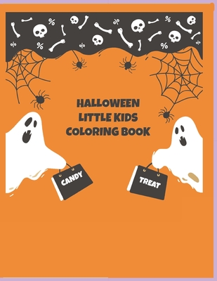 Halloween Little Kids Coloring Book: Coloring Book For Kids, Halloween Book Contains 45 Different Coloring Pages 8.5x11 inches, Children will have Fun - Nano Mh