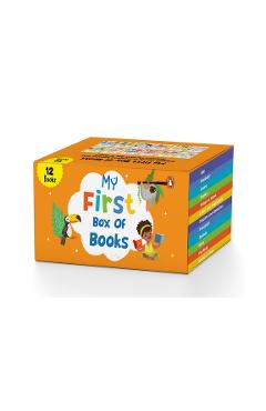 Poza produsului My First Box of Books (12 Books): A Boxset of 12 Illustrated Board Books for Kids, Toddlers [Penguin Early Learning Series] - Penguin Books