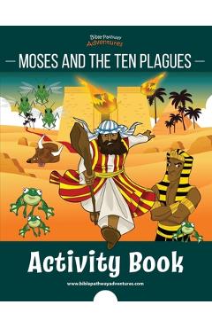 Poza produsului Moses and the Ten Plagues Activity Book - Bible Pathway Adventures
