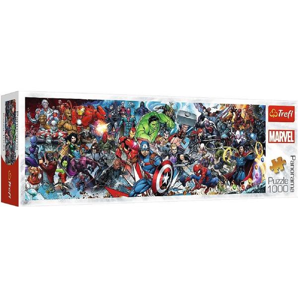 Puzzle 1000 Panorama: Disney Marvel. Universul Avengers