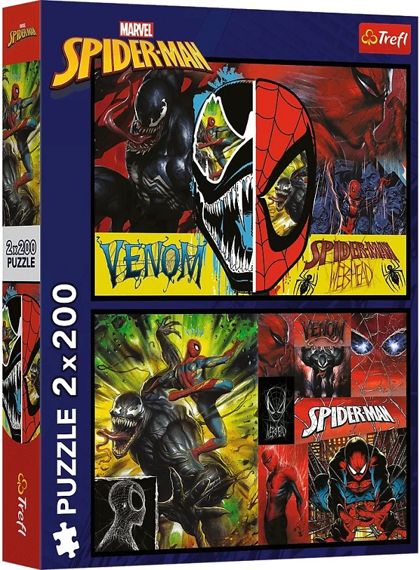 Puzzle 2 x 200: Spider-Man. Zi si Noapte