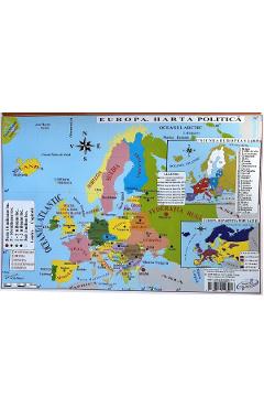 Poza produsului Harta de perete: Europa. Pliata - Marius Lungu