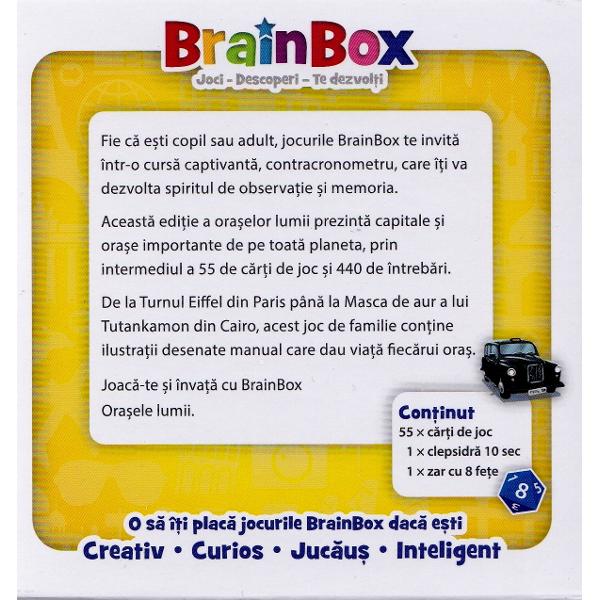Joc educativ: Brainbox. Orasele lumii