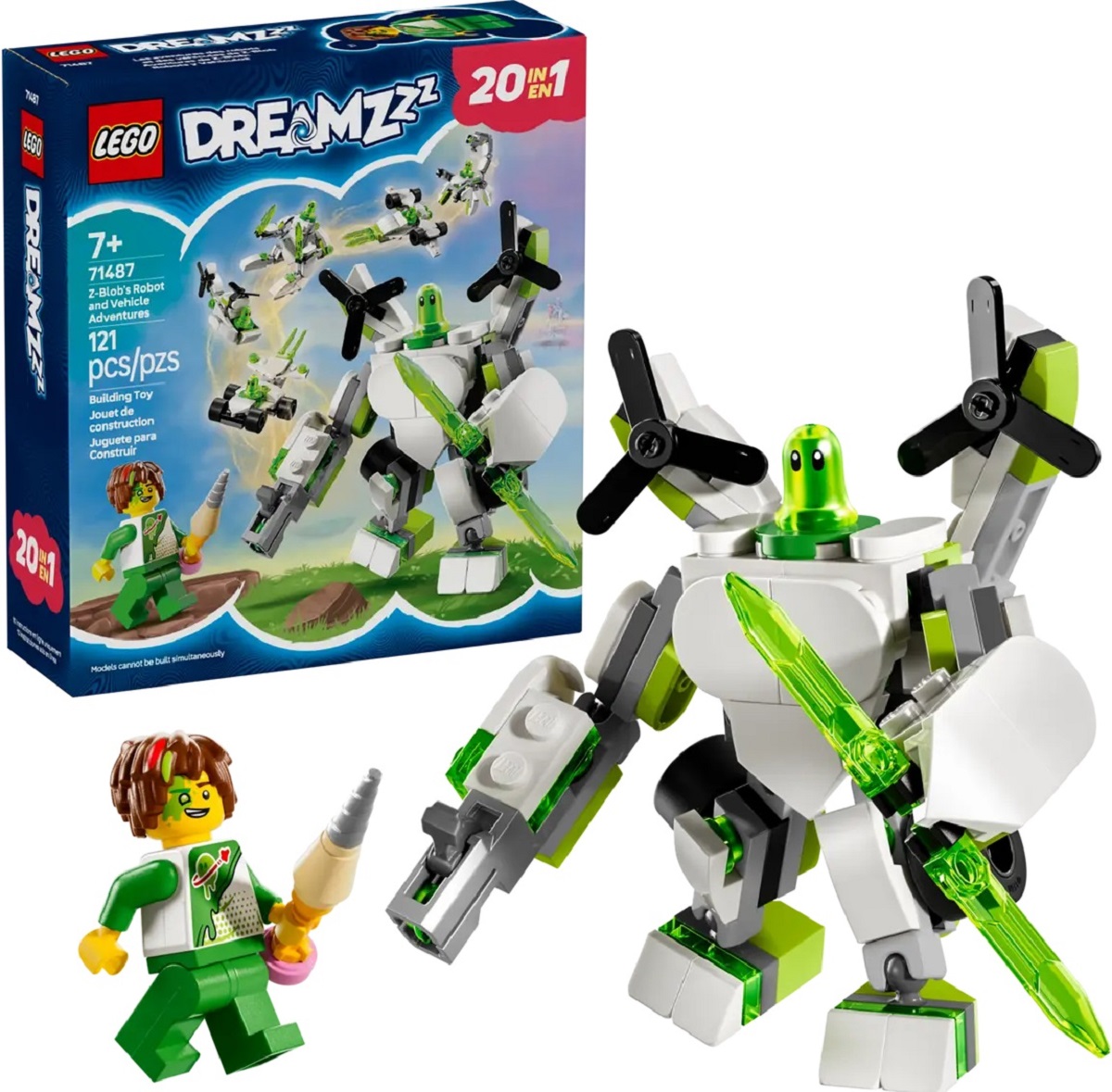Lego Dreamz. Aventurile cu roboti si vehicule ale lui Z-Blob