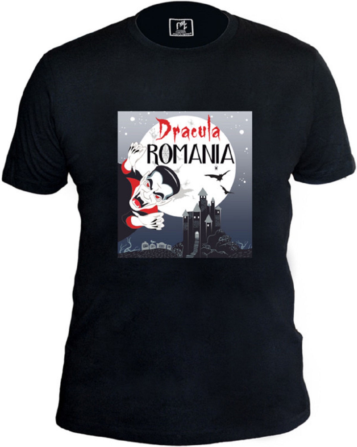 Tricou Romania: Dracula. Marimea L