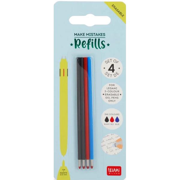 Set 4 rezerve de pix cu gel