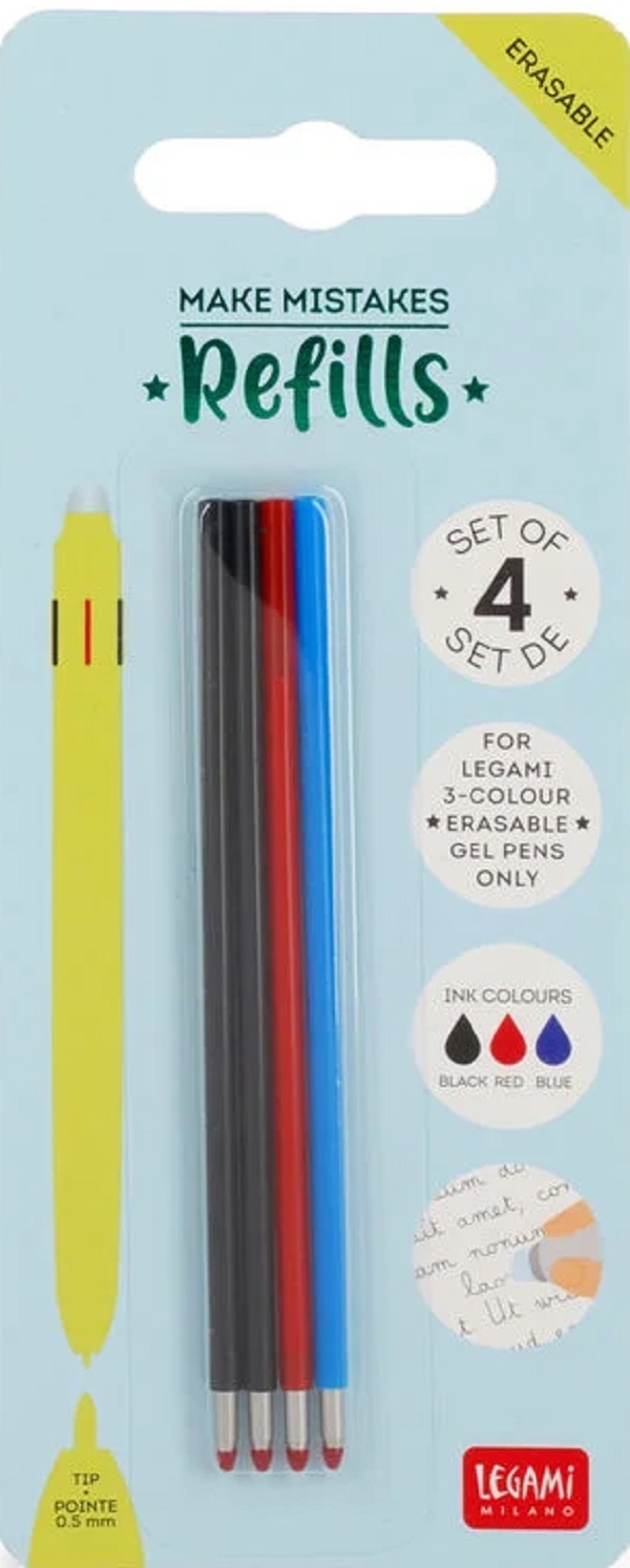 Set 4 rezerve de pix cu gel