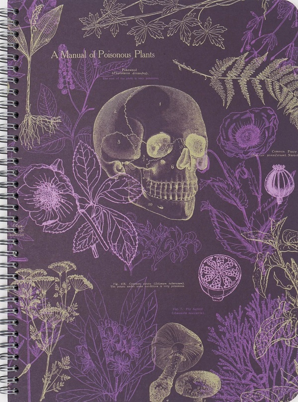 Caiet dictando A5 cu spirala. Poisonous Plants