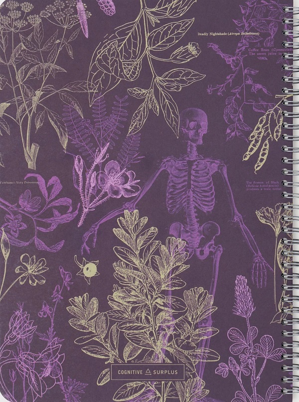 Caiet dictando A5 cu spirala. Poisonous Plants