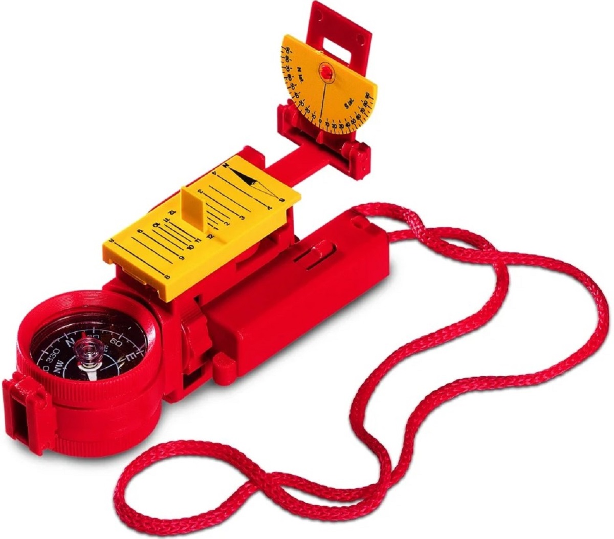 Instrument optic multifunctional pentru drumetii: Rosu