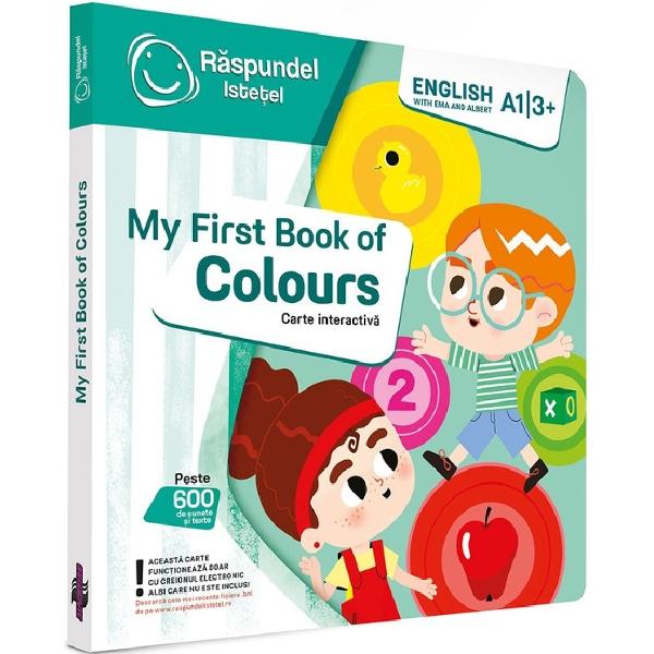 Carte interactiva: Raspundel Istetel. My First Book of Colours