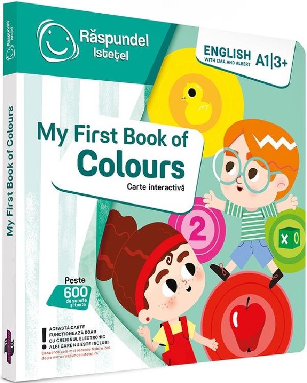 Carte interactiva: Raspundel Istetel. My First Book of Colours