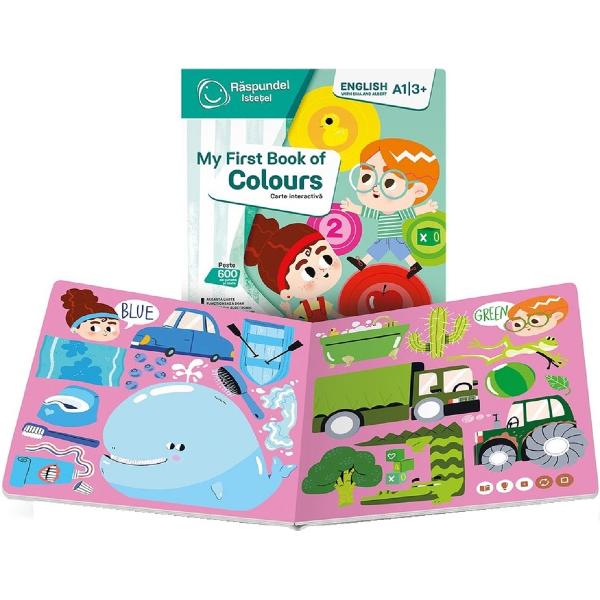 Carte interactiva: Raspundel Istetel. My First Book of Colours