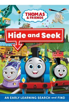 Coperta cărții 'Thomas & Friends Hide and Seek – Search and Find -'
