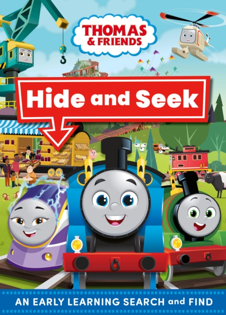 Coperta cărții 'Thomas & Friends Hide and Seek – Search and Find -'