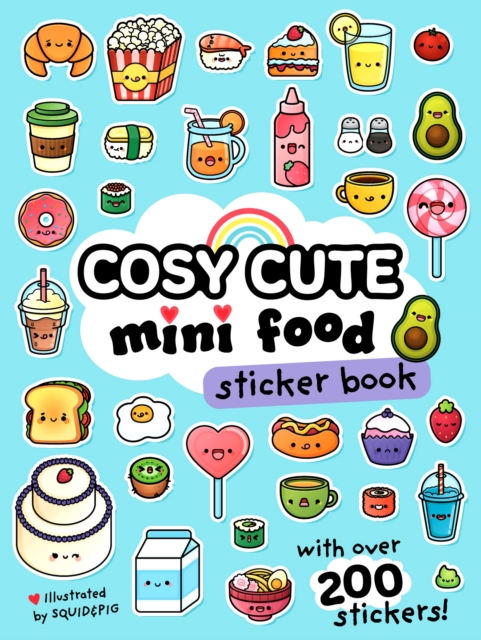 Cosy Cute Mini Food Sticker book - 
