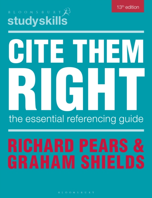 Cite Them Right - Richard (durham University)|shields Pears