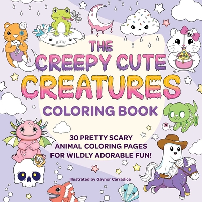 Creepy Cute Creatures Coloring Book -