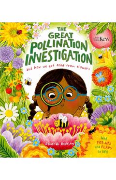 Coperta cărții 'Great Pollination Investigation - Deborah Hocking'
