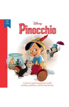 Coperta cărții 'Disney Back to Books: Pinocchio -'