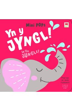 Coperta cărții 'POPIAU Bach: Yn y Jyngl! / Mini POPs: In the Jungle! - Cristina Neri'
