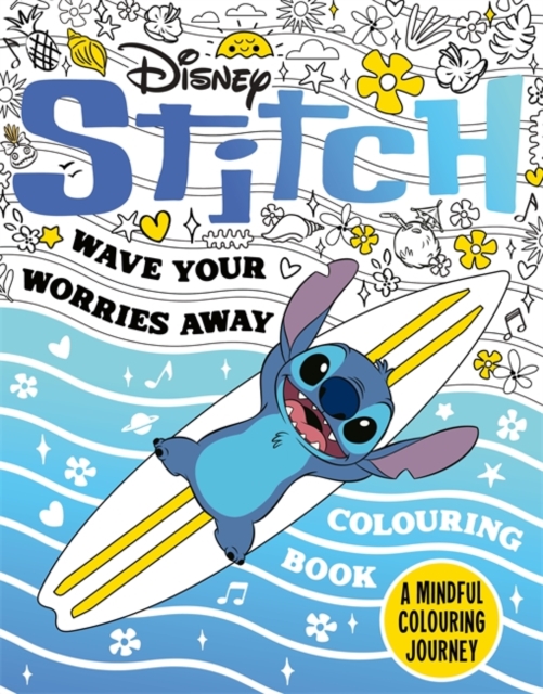 Disney Stitch: Wave Your Worries Away Colouring Book - 