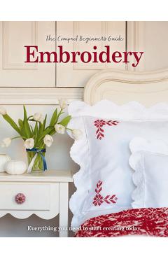 Coperta cărții 'Compact Beginner’s Guide to Embroidery - Esme Clemo'