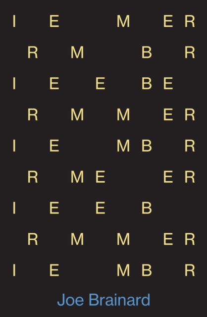 I Remember - Joe Brainard
