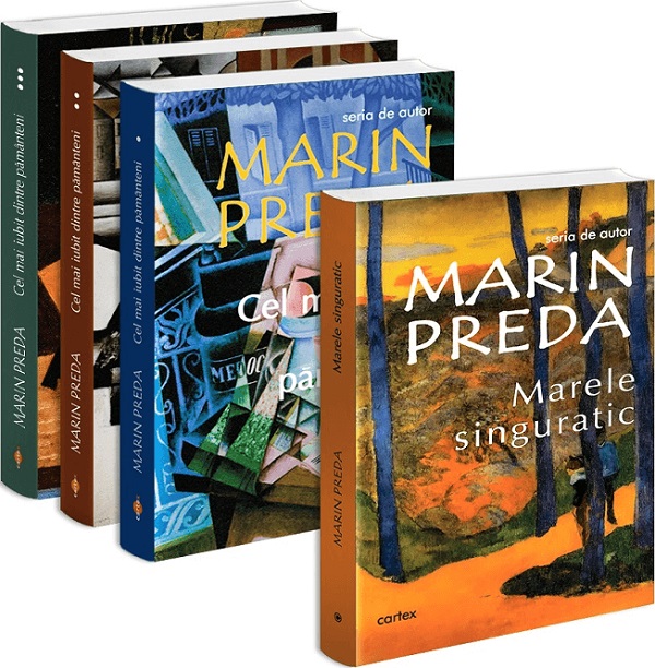 Pachet 4 carti: Marin Preda. Marele singuratic + Cel mai iubit dintre pamanteni 3 Vol. - Marin Preda