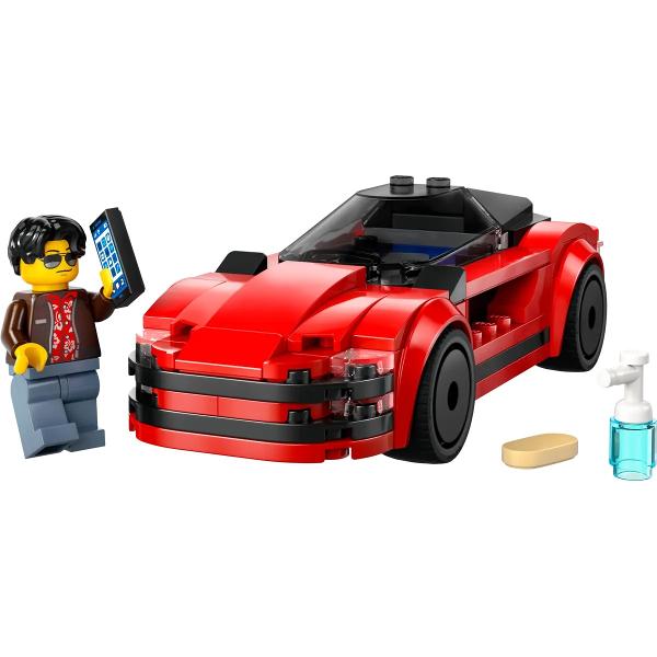 Lego City. Masina sport rosie