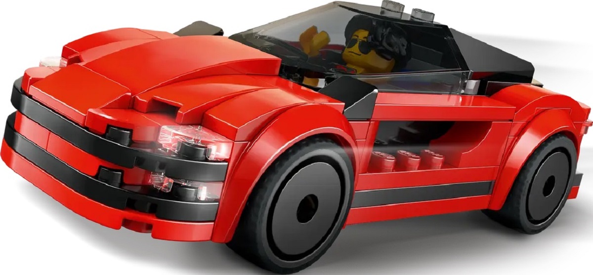 Lego City. Masina sport rosie