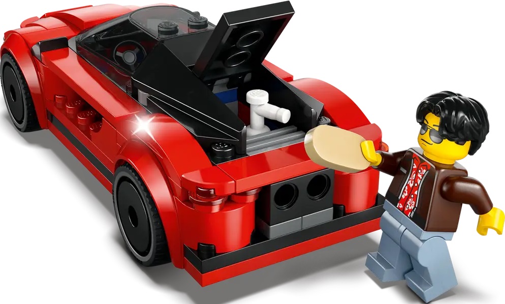 Lego City. Masina sport rosie