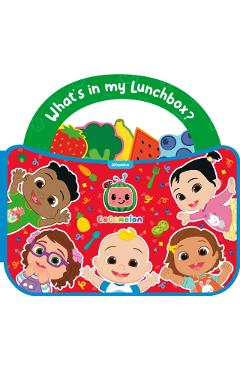 Coperta cărții 'CoComelon: What’s in my Lunchbox? Carry-Along Board Book -'