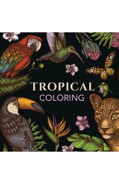 Poza produsului Tropical Coloring (Keepsake Coloring Books) - 