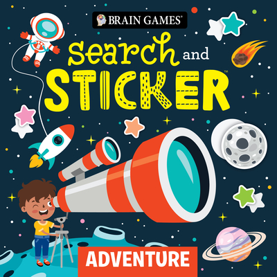 Brain Games - Search and Sticker: Adventure (for Kids Ages 3-6) - 