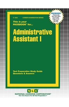 Coperta cărții 'Administrative Assistant I -'